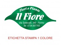 Etichette adesive per fioristi, fiorai e vivaisti  (mm 57x27)  (cod.90G)